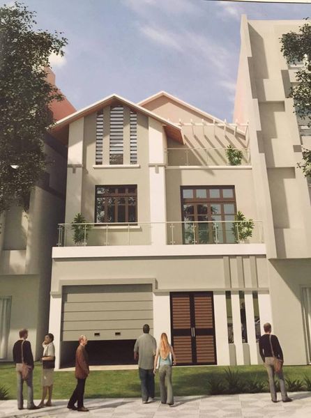 Phối cảnh tổng thể nhà khung thép tại Bắc ninh